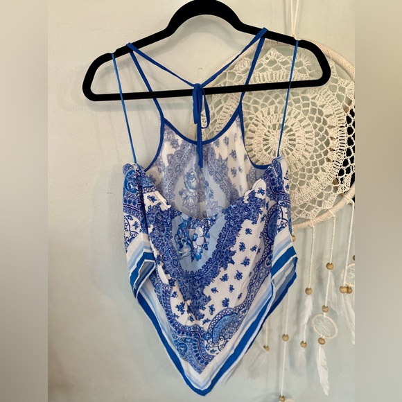 Twine & String Bandana Halter Top - Picture 3 of 5